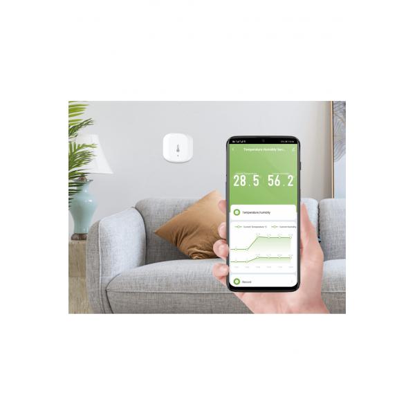 Afbeelding laden in galerijviewer, Woox r7048 smart humidity temperature sensor, zigbee, white
