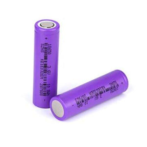 Woox r18650 is een set van 2 stuks oplaadbare lithium-ion batterijen type 18650