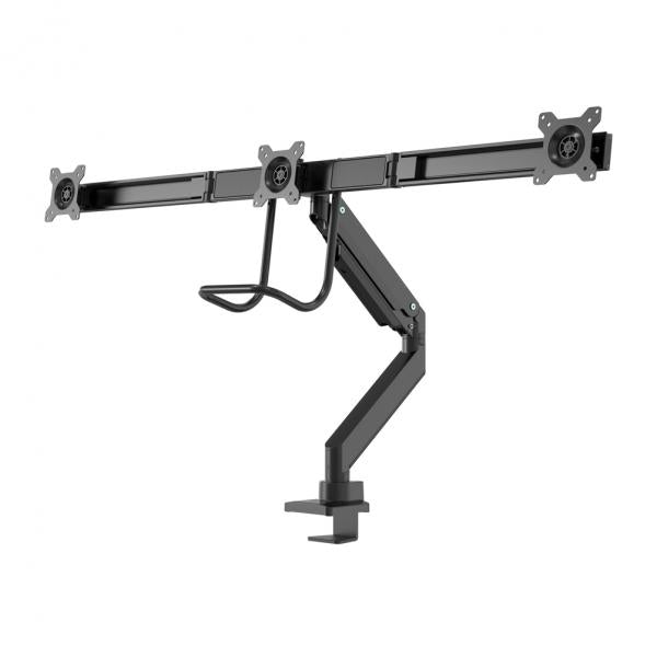 Afbeelding laden in galerijviewer, Neomounts nm-d775dx3black flat screen desk mount, 17 -24 , 6 kg, 100x100 mm, clamp bolt,
