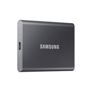 Samsung mu-pc500t ww t7 portable ssd, 500 gb, usb type-c, 3.2 gen 2, 1000 mb s, password, grey