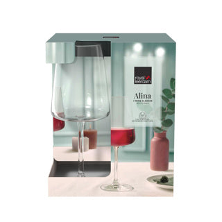 Afbeelding laden in galerijviewer, Wijnglas alina 51cl set 4 | 6 stuks
