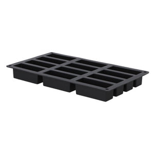 Patisse mini cakevorm 12 vaks 29x17 cm zwart siliconen