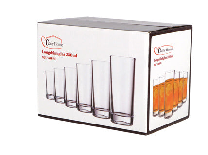 Afbeelding laden in galerijviewer, Daily home longdrinkglas set van 6 | 8 stuks
