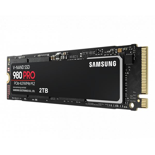 Afbeelding laden in galerijviewer, Samsung mz-v8p2t0bw 980 pro ssd, 2000 gb, m.2 nvme, pcie 4.0, 7000 5100 mb s, 100.000 iops
