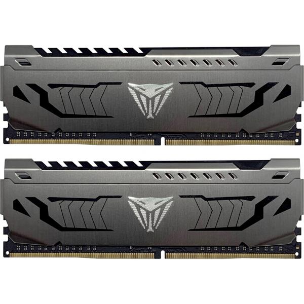 Afbeelding laden in galerijviewer, Patriot pvs416g360c8k viper steel dual-channel kit, 16gb, dimm ddr4, 3600 mhz, cl18, 1.35v

