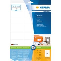 Herma 8644 universele etiket 70x37mm wit - 240 etiketten
