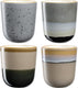 Leonardo roma koffiemokjes 330ml - set 4 assorti