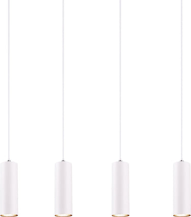 Trio marley - hanglamp - wit - excl. 4x gu10 3w - aanpasbaar in de hoogte