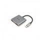 Equip 133484 usb-c 4 in 1 dual hdmi adapter
