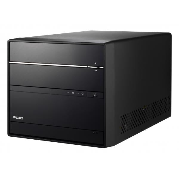 Afbeelding laden in galerijviewer, Shuttle sh570r6 black xpc cube pc barebone, intel h570, lga 1200, ddr4, 2x lan, 2x m.2, 300 w
