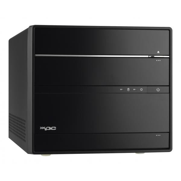 Afbeelding laden in galerijviewer, Shuttle sh570r6 black xpc cube pc barebone, intel h570, lga 1200, ddr4, 2x lan, 2x m.2, 300 w
