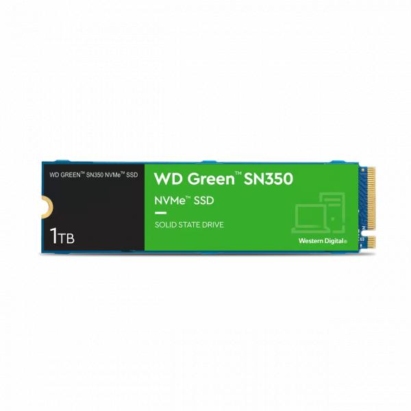 Afbeelding laden in galerijviewer, Western digital wds100t3g0c sn350 green ssd, 1 tb, m.2 nvme, qlc, 3200 3000 mb s

