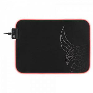 L33t gaming 160405 karlvagn rgb gaming mousepad, medium-size, fast surface. 355 x 255 x 3 mm, black