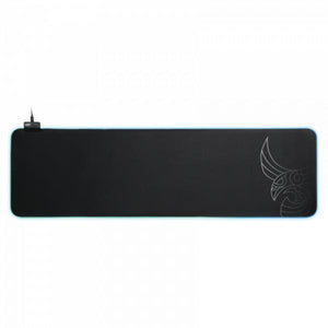 L33t gaming 160406 asar bardagi xxl rgb gaming mousepad, fast surface. 920 x 294 x 3 mm, black
