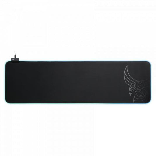 L33t gaming 160406 asar bardagi xxl rgb gaming mousepad, fast surface. 920 x 294 x 3 mm, black