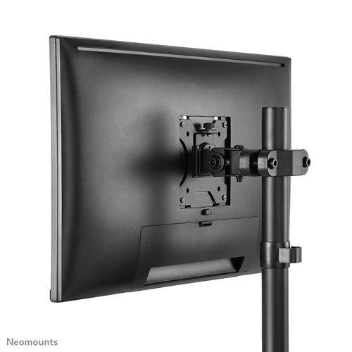 Afbeelding laden in galerijviewer, Neomounts fl40-430bl11 screen pole clamp truss mount, 1 pivot, 17-32 , vesa 100x100mm
