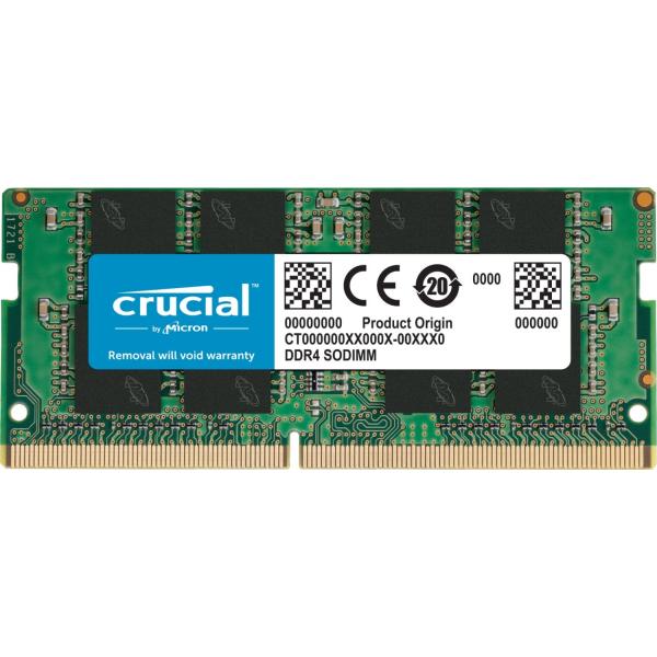 Afbeelding laden in galerijviewer, Crucial ct16g4sfra32a so-dimm, 16 gb, ddr4, 3200 mhz, cl22, 260-pin - unbuffered

