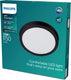 Philips led philips magneos plafondlamp - zwart - rond - klein