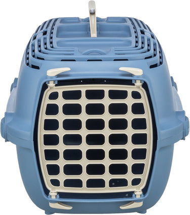 Trixie reismand relax 1 blauw - geschikt tot 6 kg - 48x30x32 cm met handvat en draaisluiting