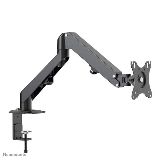 Neomounts ds70-700bl1 gas spring desk mount, clamp grommet, 17 - 27 inch, black
