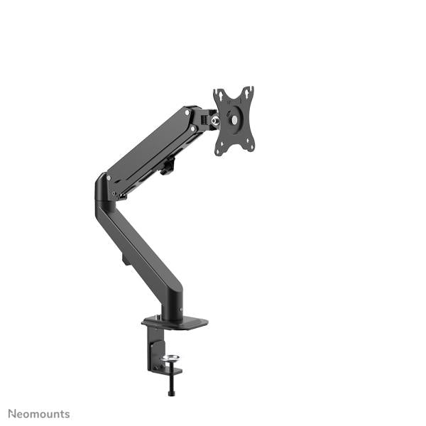 Afbeelding laden in galerijviewer, Neomounts ds70-700bl1 gas spring desk mount, clamp grommet, 17 - 27 inch, black
