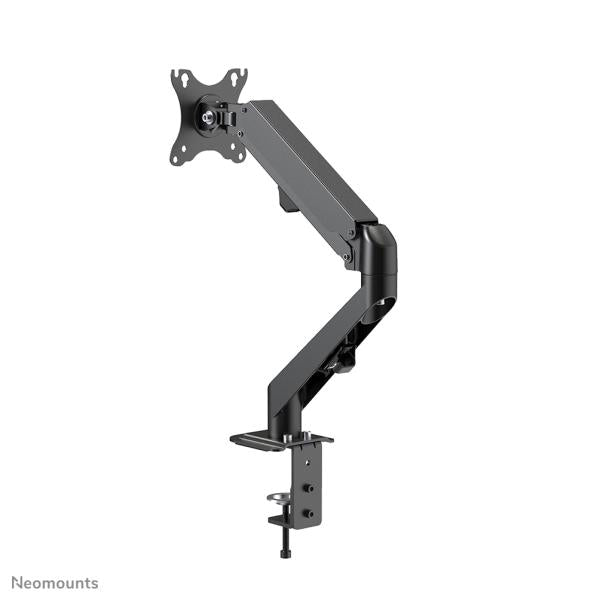 Afbeelding laden in galerijviewer, Neomounts ds70-700bl1 gas spring desk mount, clamp grommet, 17 - 27 inch, black
