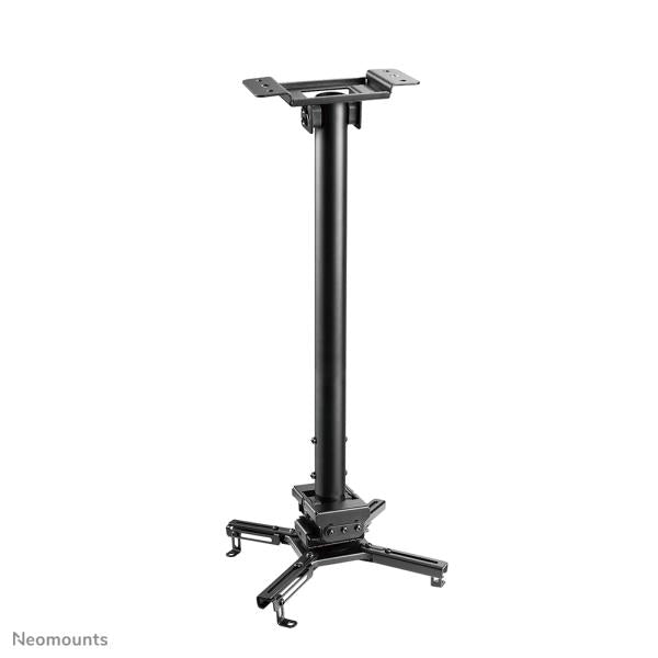 Afbeelding laden in galerijviewer, Neomounts neomounts cl25-540bl1 projector ceiling mount, height adjustable: 60-90cm, black
