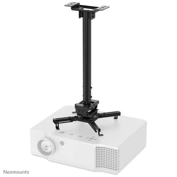 Afbeelding laden in galerijviewer, Neomounts neomounts cl25-540bl1 projector ceiling mount, height adjustable: 60-90cm, black

