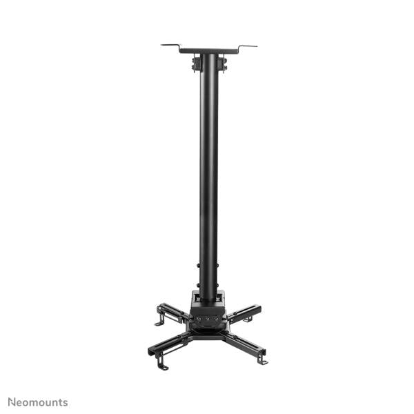 Afbeelding laden in galerijviewer, Neomounts neomounts cl25-540bl1 projector ceiling mount, height adjustable: 60-90cm, black

