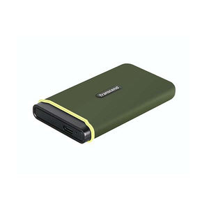 Transcend ts2tesd380c esd380c portable ssd, 2tb, usb type-c (3.2 gen 2) 3d nand, 2000 mb s