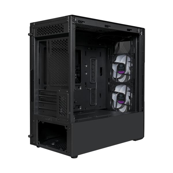 Afbeelding laden in galerijviewer, Cooler master cooler td300-kgnn-s00 td300 mesh, matx, midi-towe, argb, 3d mesh front, removable top, black
