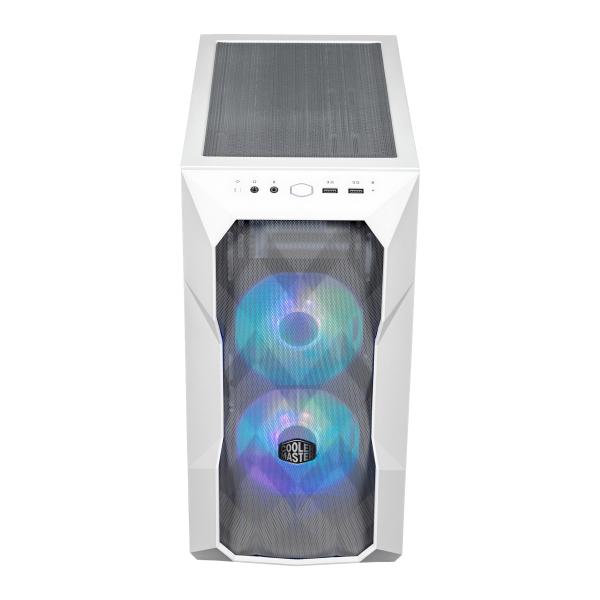 Afbeelding laden in galerijviewer, Cooler master td300-wgnn-s00 td300 mesh white, matx, midi-tower, argb hub, 3d mesh, removable top
