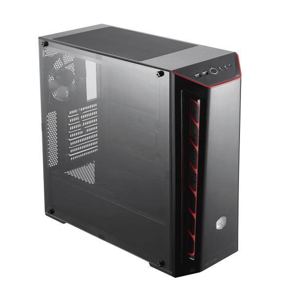 Afbeelding laden in galerijviewer, Cooler master mb520-kgnn-s01 masterbox 520 black, atx, midi-tower, edge-to-edge transparent window

