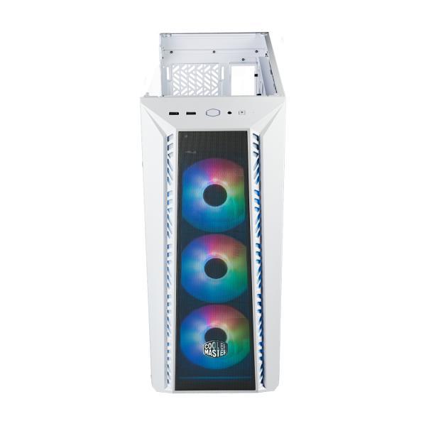 Afbeelding laden in galerijviewer, Cooler master mb520-wgnn-s01 masterbox 520 white, atx, midi-tower, edge-to-edge transparent window
