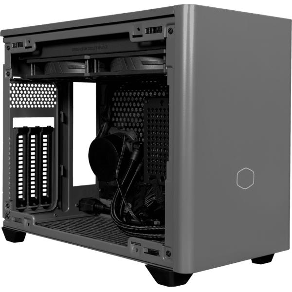 Afbeelding laden in galerijviewer, Cooler master nr200p-mcnn85-sl0 masterbox nr200p max black gray, mini-itx, usb 3.2 gen 1, 2x 2.5
