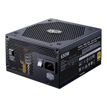 Cooler master mpy-650v-afbag-eu v650 gold v2, atx, 650w, modular, apfc, 135mm, 32 db (silent), black