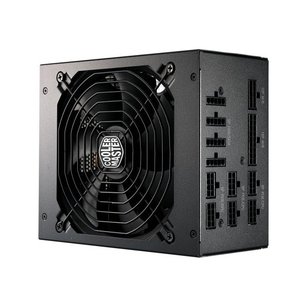 Afbeelding laden in galerijviewer, Cooler master mpe-c501-afcag-eu mwe gold v2, atx, 1250w, rtx ready, modular, 140mm, black
