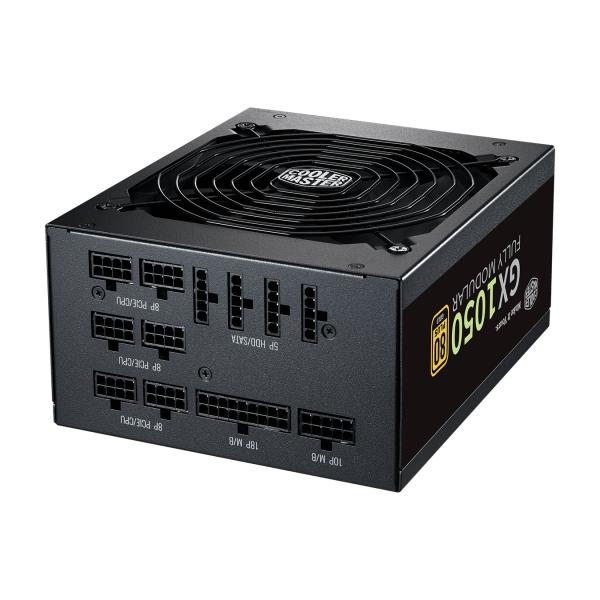 Afbeelding laden in galerijviewer, Cooler master mpe-a501-afcag-eu mwe gold v2, atx 1050 w, rtx ready, 140 mm, 90%, 2200 rpm, black
