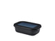 Mepal multikom cirqula rechthoekig 500ml - nordic black 17,6x12,6x5,1cm
