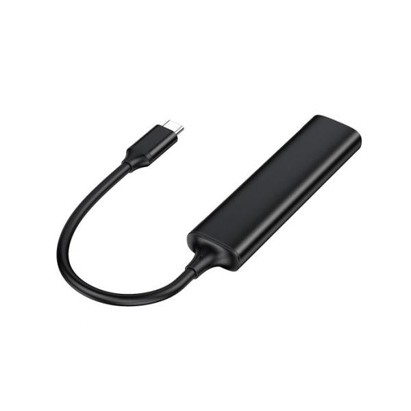 Afbeelding laden in galerijviewer, Conceptronic hubbies12b hubbies 4-port usb 3.0 hub, 2 usb-c 2 usb-a ports, aluminum case, usb-c
