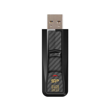 Silicon power sp256gbuf3b50v1k blaze b50, 256 gb, usb type-a, 3.2 gen 1 (3.1 gen 1) sleeve, black