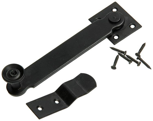 Mack 1013313 - 1 hekklink zwart geplastif. | 3 stuks