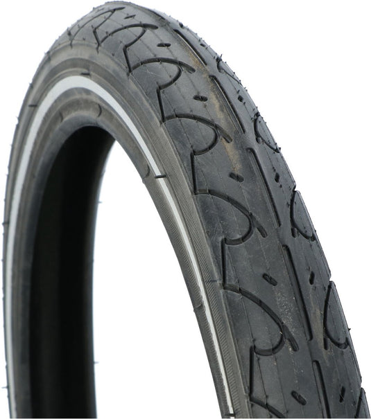 Dresco buitenband steet - bandenmaat 16 x 1.75 – etrto maat 47-305 - optimale grip bij alle weersomstandigheden - lage rolweerstand – hoge lekbestendigheid - zwart