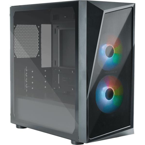 Afbeelding laden in galerijviewer, Cooler master cp320-kgnn-s00 cmp 320, matx, midi-tower, 120mm, window, argb, black
