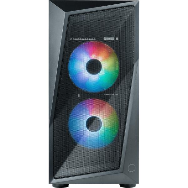 Afbeelding laden in galerijviewer, Cooler master cp320-kgnn-s00 cmp 320, matx, midi-tower, 120mm, window, argb, black
