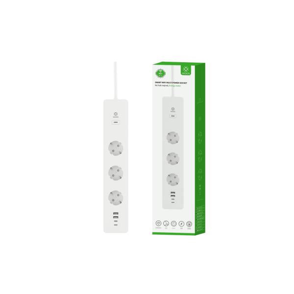 Afbeelding laden in galerijviewer, Woox r6132 smart powerstrip eu, schucko, 3680w, 16a, eee 802.11b g n wifi bluetooth 4.2
