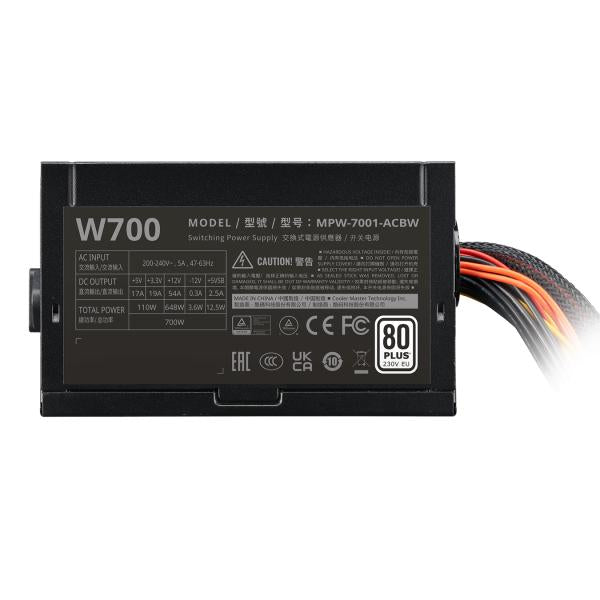 Afbeelding laden in galerijviewer, Cooler master mpw-7001-acbw-beu elite nex w700 230v, atx, 700w, apfc+, 82%, 120mm
