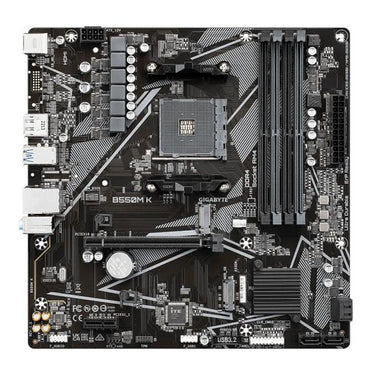 Gigabyte b550m k, amd, socket am4, b550, ddr4, dual pcie 4.0 3.0 m.2