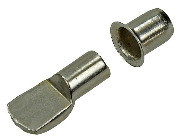 Afbeelding laden in galerijviewer, Mack 1013317 - 12 plankdragers ø 7mm hulzen ø 7,5 mm vernikkeld | 5 stuks
