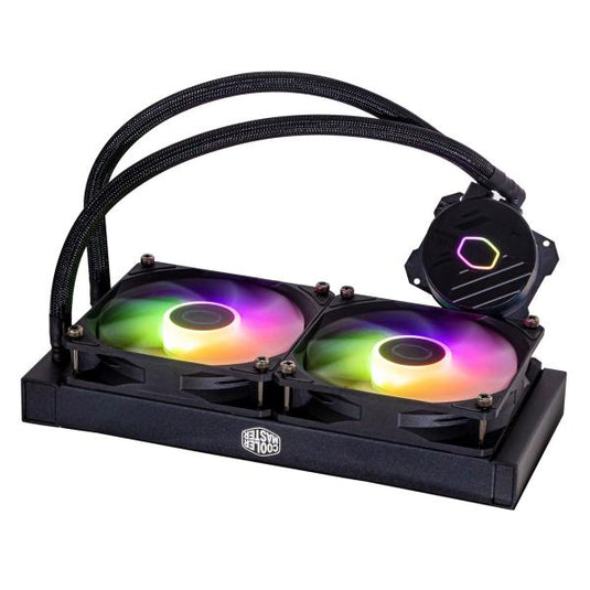 Cooler master mlw-d24m-a18pz-r1 masterliquid 240l core argb, 4-pin, 2x 120mm argb, 27.2 dba (max)